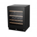 HRWC46B Hisense 46 Bottle Dual Zone Wine Cabinet - Black 